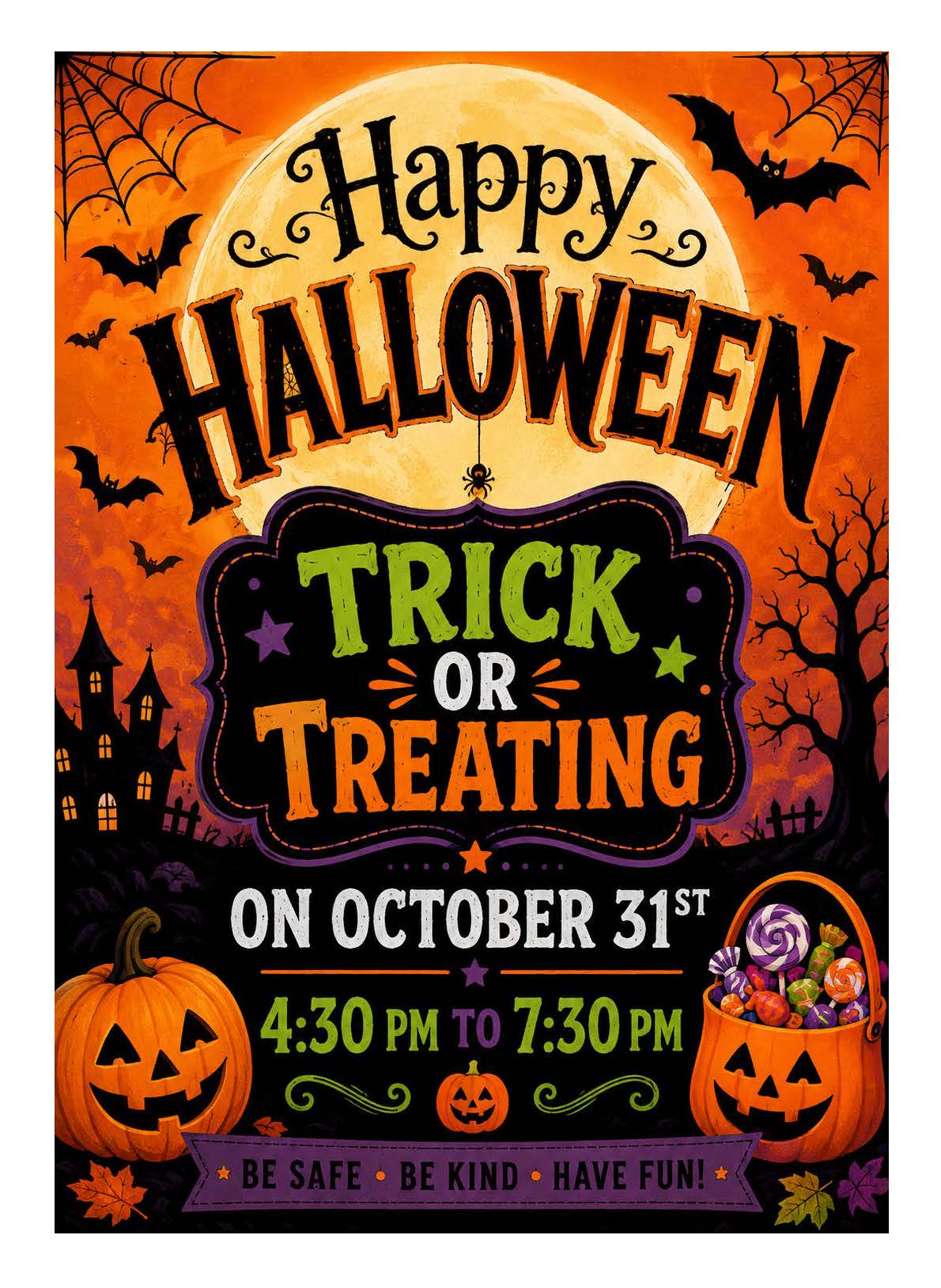 TRICK OR TREATING